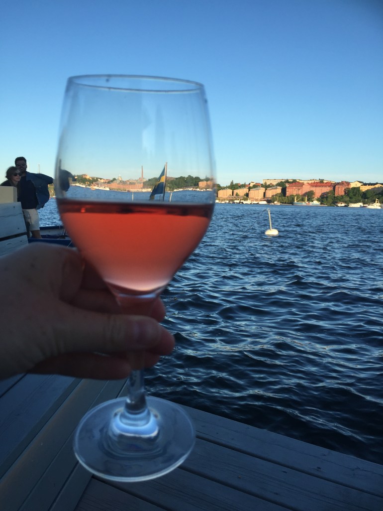 Rose wine in Stockholm
