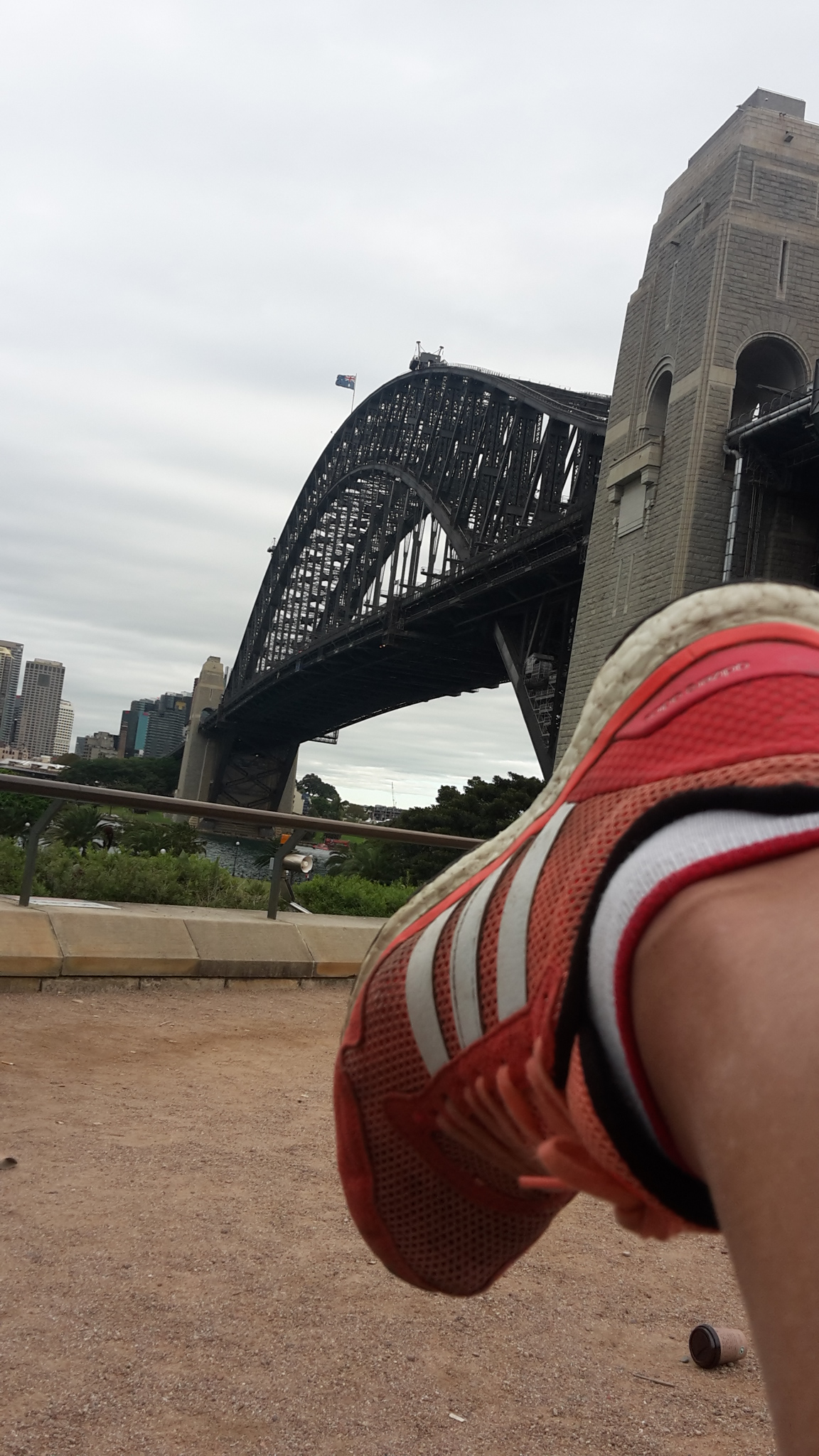 Löparsko vid Harbour bridge