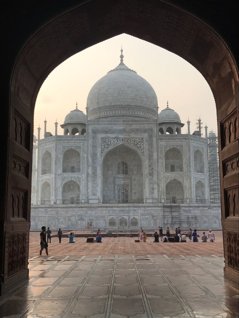Sunrise at Taj Mahal