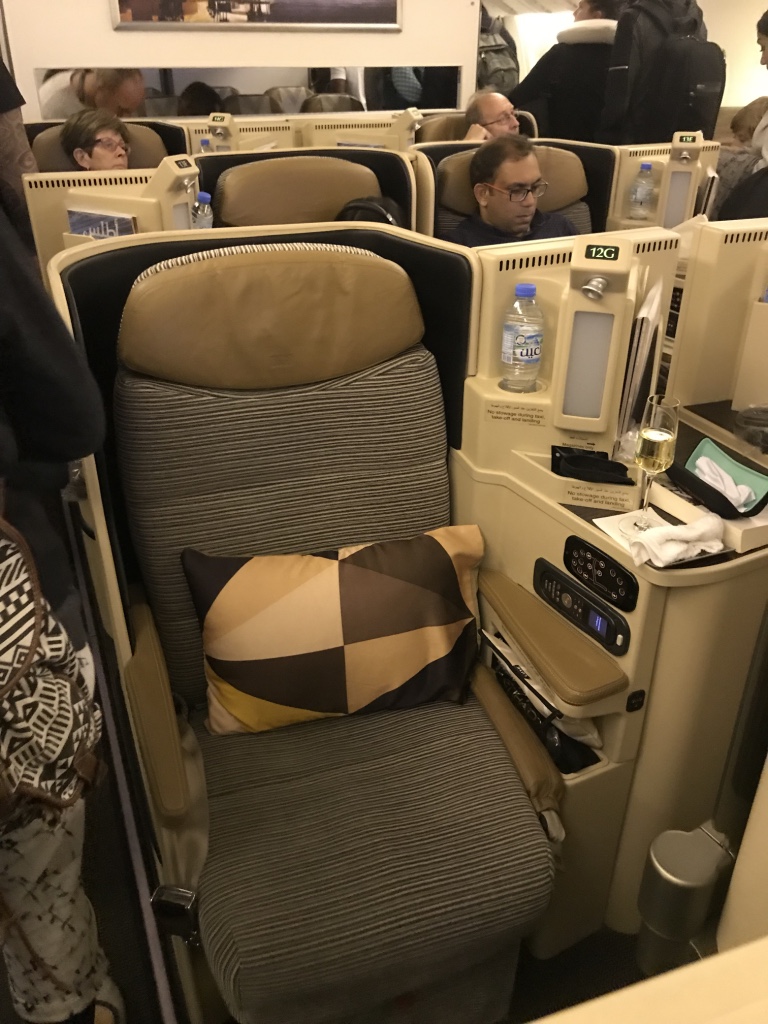 Etihad airways, Business class