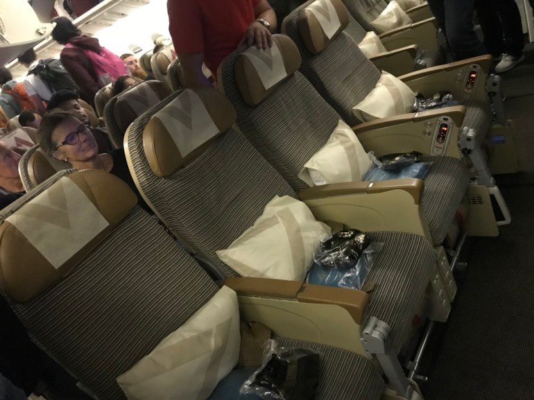 Economy class, Etihad airways
