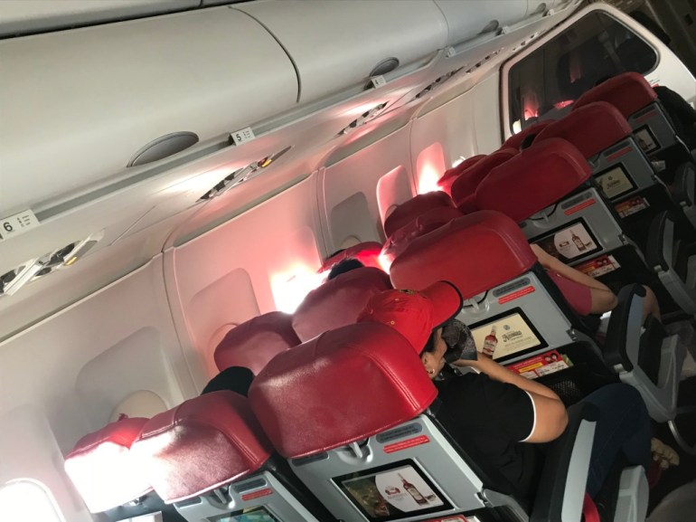 Air Asia interior