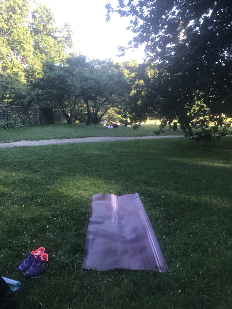 Central park yoga