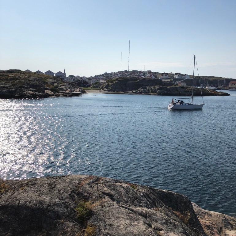 Morning swim at Smögen