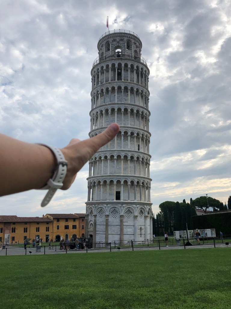 Leaning tower in Pisa