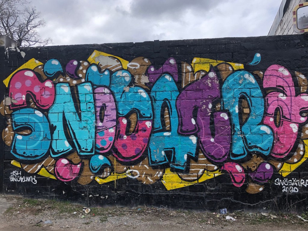 Snösätra grafitti
