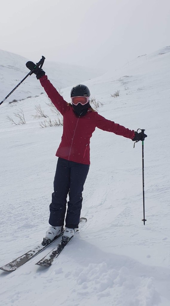 Skidåkning i Lappland