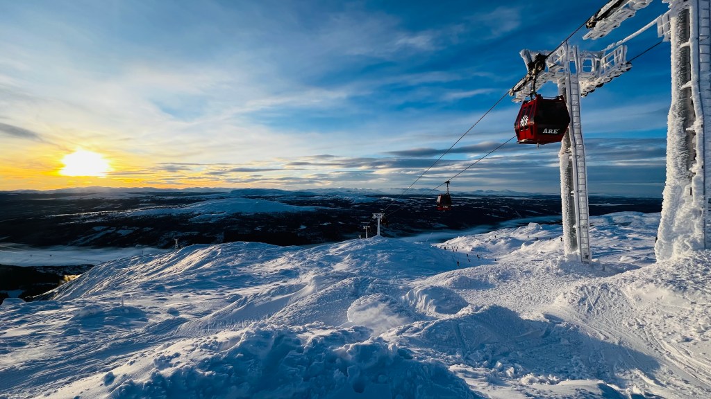 Skiing in Åre